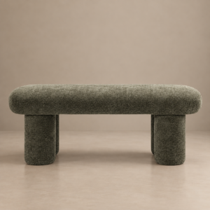 Ollo Boucle Bench - Dark Olive
