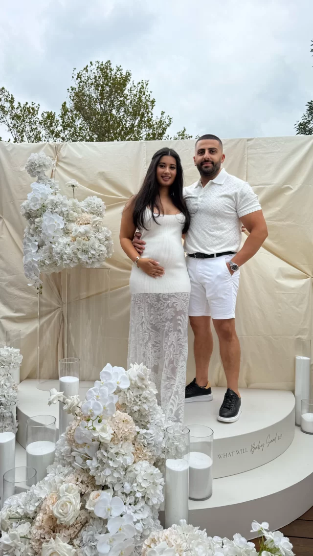 The votes are in!!! What will Baby Saad be? 🤭💙💗
#genderreveal 

Decor Hire: @saintandco.events 
Content: @milestnes