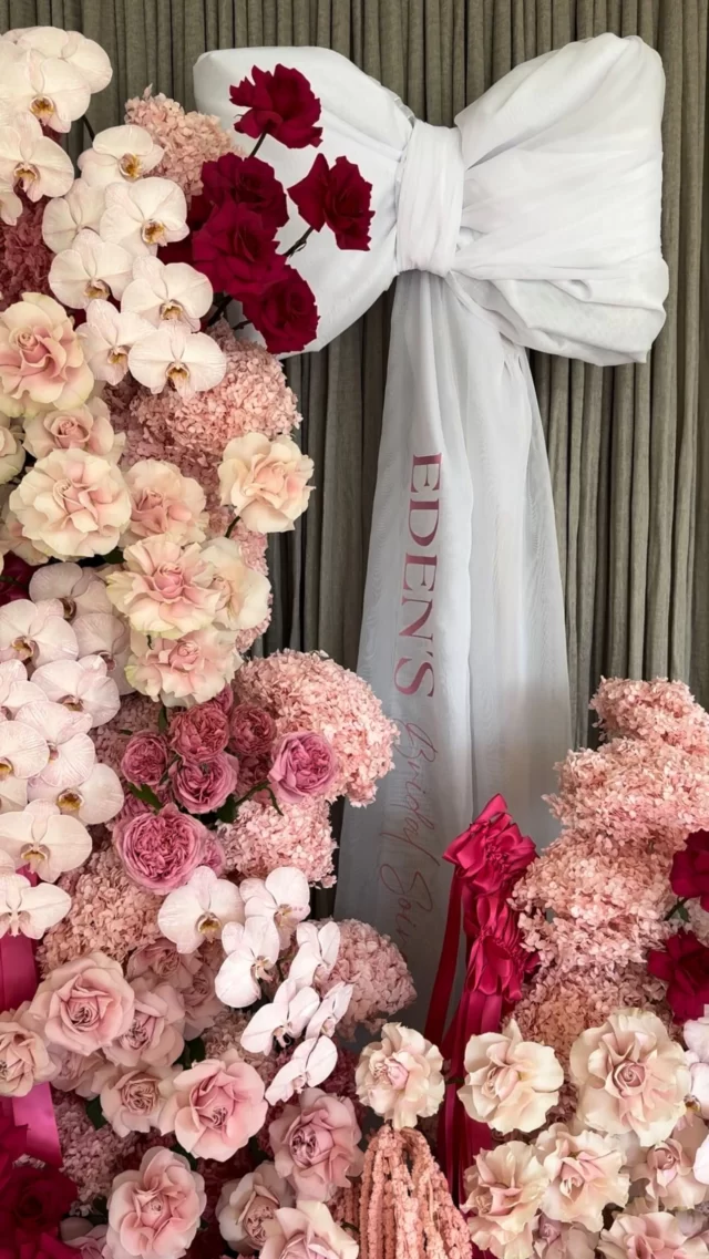 Eden’s Bridal Soirèe 🎀 

A bridal shower styled with sculptural custom bows, abundant florals and a tonal palette designed to feel soft, modern and unapologetically feminine. 

#bridalshower #bridalshowerdecor #bow 

Styling & Hire: @saintandco.events 
Social content: @yoursocialcontent
Venue: @theprincehotel
Newspaper: @yoursocialcontent
Florals: @feelingfloral_ 
Gelato: @classic_gelato
Cake: @yoursliceofjoy
Candles: @piccola.hire 
Stage: @boujeebyashtons_